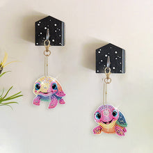 Load image into Gallery viewer, DIY Diamond Art Keychains Diamond Mosaic Kit Point Drill Key Ring (GJ041)
