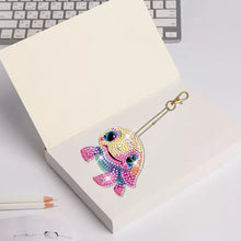 Load image into Gallery viewer, DIY Diamond Art Keychains Diamond Mosaic Kit Point Drill Key Ring (GJ041)
