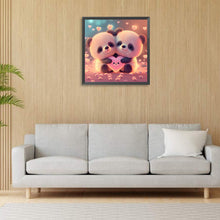 Load image into Gallery viewer, Love Panda 30*30CM(Canvas) Full Round Drill Diamond Painting
