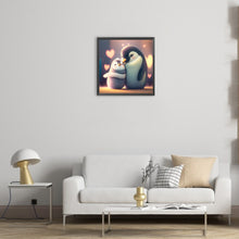 Load image into Gallery viewer, Love Penguin 30*30CM(Canvas) Full Round Drill Diamond Painting
