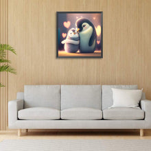 Load image into Gallery viewer, Love Penguin 30*30CM(Canvas) Full Round Drill Diamond Painting
