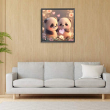 Load image into Gallery viewer, Love Panda 30*30CM(Canvas) Full Round Drill Diamond Painting
