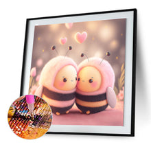 Load image into Gallery viewer, Love Bee 30*30CM(Canvas) Full Round Drill Diamond Painting
