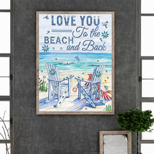 Summer Beach 30*40CM(Canvas) Partial Special Shaped Drill Diamond Painting