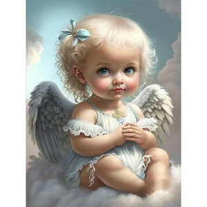 Little Angel 30*40CM(Canvas) Full Round Drill Diamond Painting