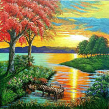 Load image into Gallery viewer, Landscape 30*30CM(Canvas) Full Round Drill Diamond Painting
