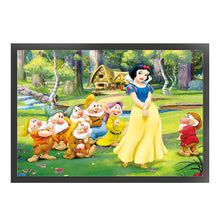 Load image into Gallery viewer, Snow White (70*50CM) 9CT 4 Stamped Cross Stitch
