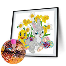 Load image into Gallery viewer, Rabbit And Duck 30*30CM(Canvas) Partial Special Shaped Drill Diamond Painting
