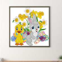 Load image into Gallery viewer, Rabbit And Duck 30*30CM(Canvas) Partial Special Shaped Drill Diamond Painting
