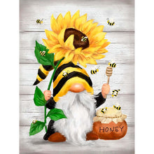 Load image into Gallery viewer, Sunflower Gnome 30*40CM(Canvas) Full Round Drill Diamond Painting
