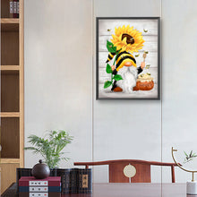 Load image into Gallery viewer, Sunflower Gnome 30*40CM(Canvas) Full Round Drill Diamond Painting
