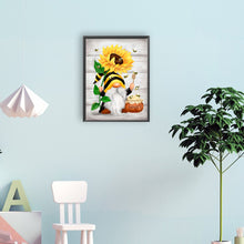 Load image into Gallery viewer, Sunflower Gnome 30*40CM(Canvas) Full Round Drill Diamond Painting
