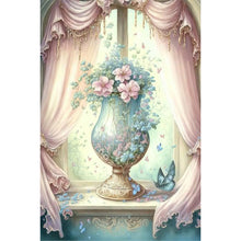 Load image into Gallery viewer, Flower Goblet 20*30CM(Picture) Full Square Drill Diamond Painting
