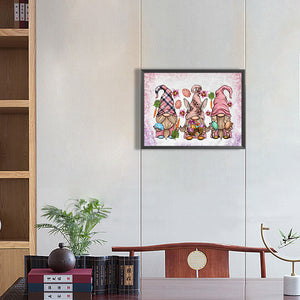 Pink Goblin 40*30CM(Canvas) Full Round Drill Diamond Painting
