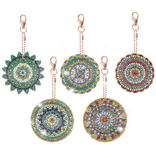 Load image into Gallery viewer, 5pcs Double Side Diamond Art Keychain 5D Special-shaped Drill Gifts (B01)
