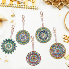 Load image into Gallery viewer, 5pcs Double Side Diamond Art Keychain 5D Special-shaped Drill Gifts (B01)
