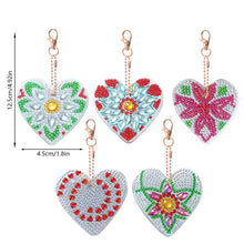 Load image into Gallery viewer, 5pcs Double Side Diamond Art Keychain 5D Special-shaped Drill Gifts (B02)
