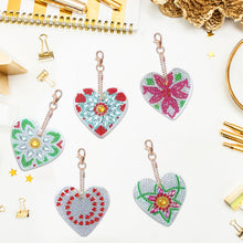 Load image into Gallery viewer, 5pcs Double Side Diamond Art Keychain 5D Special-shaped Drill Gifts (B02)
