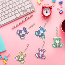 Load image into Gallery viewer, 5pcs Double Side Diamond Art Keychain 5D Special-shaped Drill Gifts (B03)
