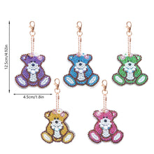 Load image into Gallery viewer, 5pcs Double Side Diamond Art Keychain 5D Special-shaped Drill Gifts (B03)
