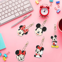 Load image into Gallery viewer, 5pcs Double Side Diamond Art Keychain 5D Special-shaped Drill Gifts (B04)
