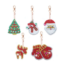Load image into Gallery viewer, 5pcs Double Side Diamond Art Keychain 5D Special-shaped Drill Gifts (B06)
