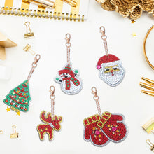 Load image into Gallery viewer, 5pcs Double Side Diamond Art Keychain 5D Special-shaped Drill Gifts (B06)
