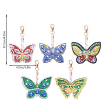 Load image into Gallery viewer, 5pcs Double Side Diamond Art Keychain 5D Special-shaped Drill Gifts (B07)
