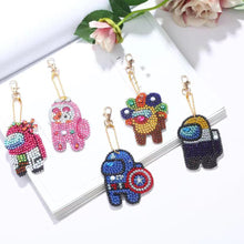 Load image into Gallery viewer, 5pcs Double Side Diamond Art Keychain 5D Special-shaped Drill Gifts (B08)
