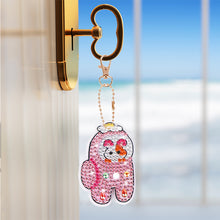 Load image into Gallery viewer, 5pcs Double Side Diamond Art Keychain 5D Special-shaped Drill Gifts (B08)
