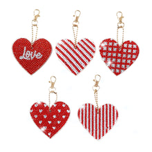 Load image into Gallery viewer, 5pcs Double Side Diamond Art Keychain 5D Special-shaped Drill Gifts (B13)
