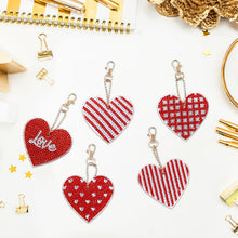 Load image into Gallery viewer, 5pcs Double Side Diamond Art Keychain 5D Special-shaped Drill Gifts (B13)
