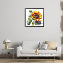 Load image into Gallery viewer, Sunflower 30*30CM(Canvas) Full Round Drill Diamond Painting
