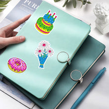 Load image into Gallery viewer, 4pcs Diamond Mosaic Sticker Art Crafts DIY Gem Sticker Handmade Cartoon Stickers
