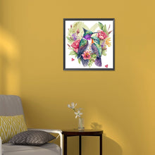 Load image into Gallery viewer, Love Wreath Bird 30*30CM(Canvas) Full Round Drill Diamond Painting
