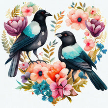 Load image into Gallery viewer, Love Wreath Bird 30*30CM(Canvas) Full Round Drill Diamond Painting
