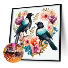 Load image into Gallery viewer, Love Wreath Bird 30*30CM(Canvas) Full Round Drill Diamond Painting
