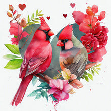 Load image into Gallery viewer, Love Wreath Bird 30*30CM(Canvas) Full Round Drill Diamond Painting
