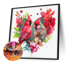 Load image into Gallery viewer, Love Wreath Bird 30*30CM(Canvas) Full Round Drill Diamond Painting
