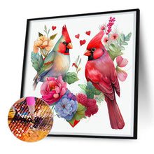 Load image into Gallery viewer, Love Wreath Bird 30*30CM(Canvas) Full Round Drill Diamond Painting
