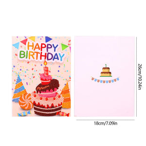 DIY Diamond Art Cards Art Craft Birthday 5D Diamond Painting Kits (6)