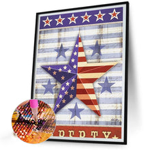 Load image into Gallery viewer, American Independence Day 30*40CM(Picture) Full Square Drill Diamond Painting
