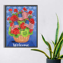Load image into Gallery viewer, American Independence Day 30*40CM(Picture) Full Square Drill Diamond Painting
