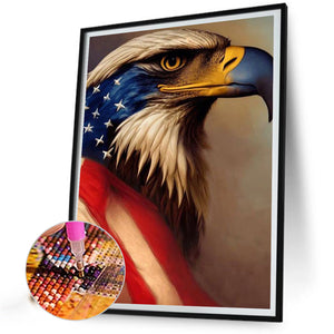 Eagle 30*40CM(Picture) Full Square Drill Diamond Painting