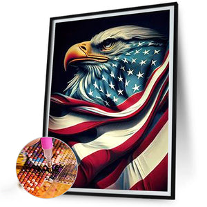Eagle 30*40CM(Picture) Full Square Drill Diamond Painting