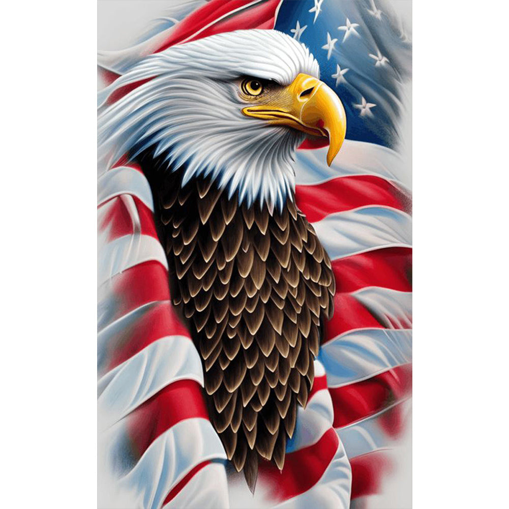 Eagle 30*50CM(Picture) Full Square Drill Diamond Painting