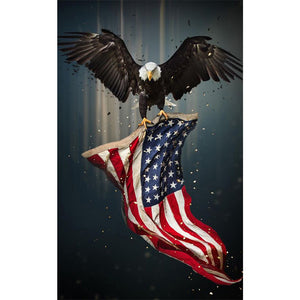 Eagle 30*50CM(Picture) Full Square Drill Diamond Painting