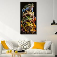 Load image into Gallery viewer, Four Frogs 40*80CM(Canvas) Full Round Drill Diamond Painting
