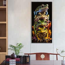 Load image into Gallery viewer, Four Frogs 40*80CM(Canvas) Full Round Drill Diamond Painting
