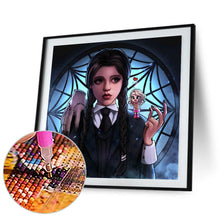 Load image into Gallery viewer, Wednesday Adams 40*40CM(Canvas) Full Round Drill Diamond Painting
